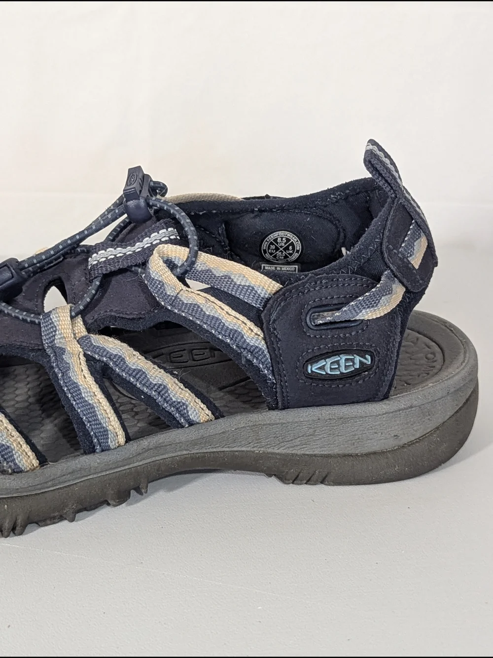 KEEN Newport H2 Women's Sport Hiking Water Sandals Navy Blue Size 8.5 Waterproof